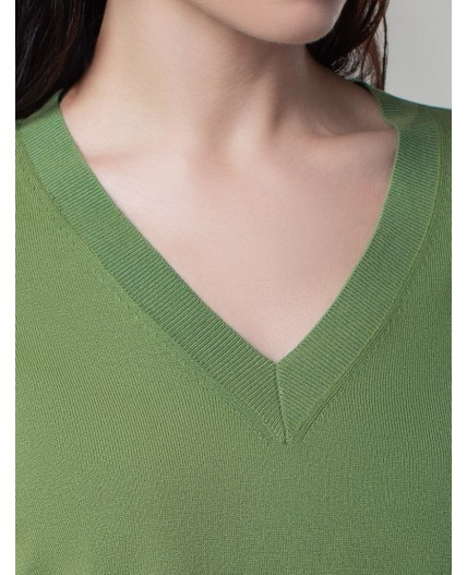 Джемпер женский зеленый