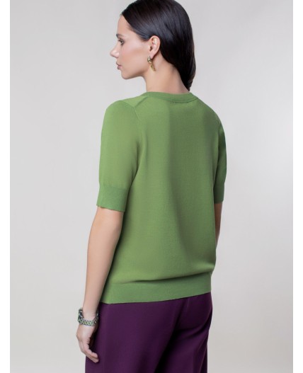 Джемпер женский зеленый