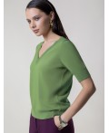 Джемпер женский зеленый