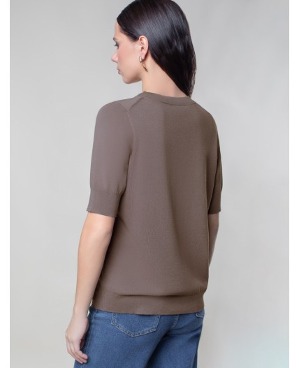 Джемпер женский кофейный