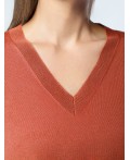 Джемпер женский терракотовый
