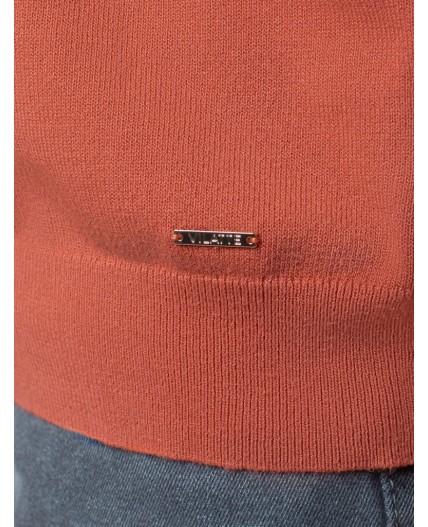 Джемпер женский терракотовый