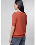 Джемпер женский терракотовый