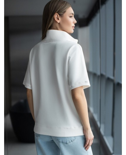 Джемпер женский молочный