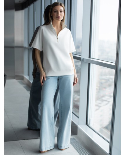 Джемпер женский молочный