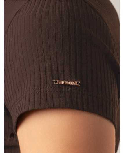 Футболка женская шоколад