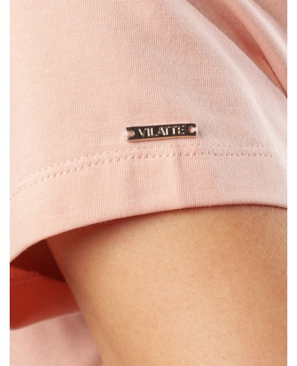 Футболка женская пудра