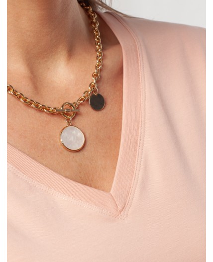 Футболка женская пудра