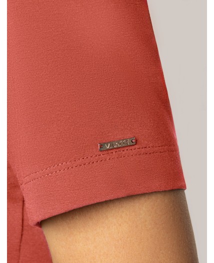 Футболка женская терракота