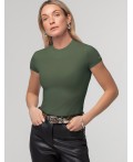 Футболка женская оливковый