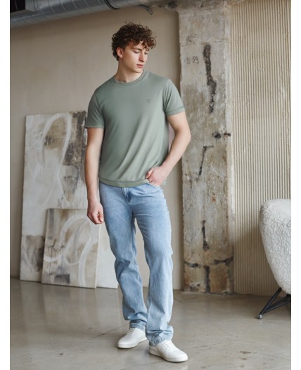 Футболка мужская оливковый