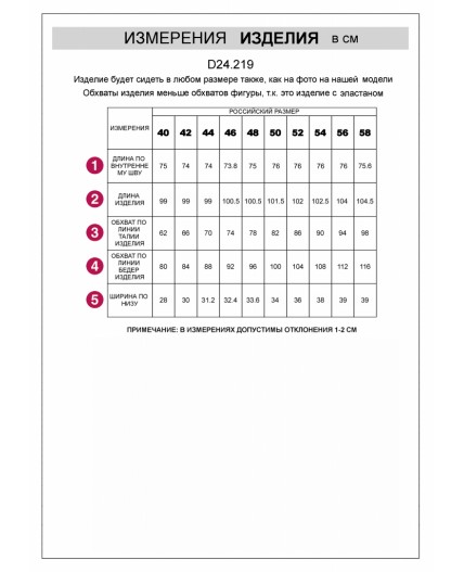 Брюки женские черный