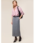 Юбка женская серый