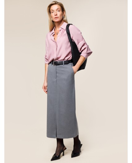 Юбка женская серый