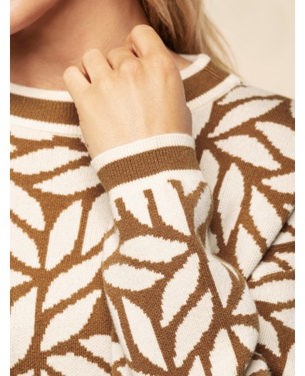 Платье вязаное женское карамельный-бежевый