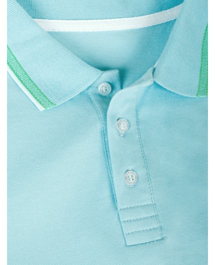 Футболка мужская лазурно-голубой