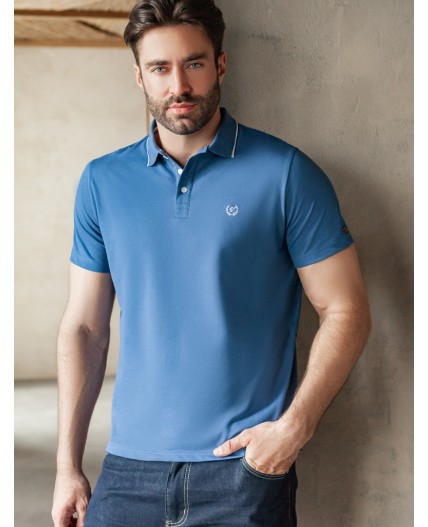 Футболка мужская св.синий