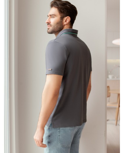 Футболка мужская т.серый