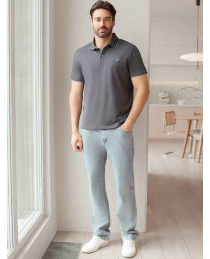 Футболка мужская т.серый