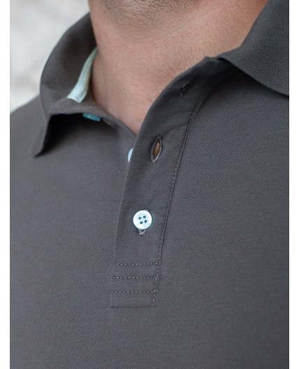 Футболка мужская т.серый однотонный