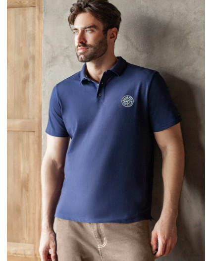 Футболка мужская т.синий