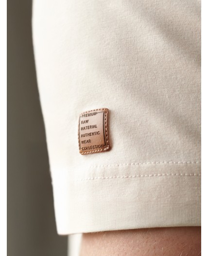 Футболка мужская бежевый_explore