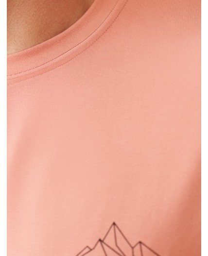 Футболка мужская коралловый_wanderlust