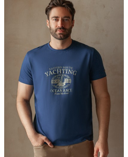 Футболка мужская т.синий_yachting