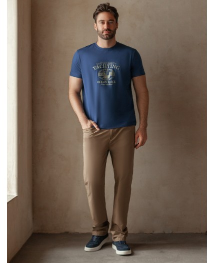 Футболка мужская т.синий_yachting