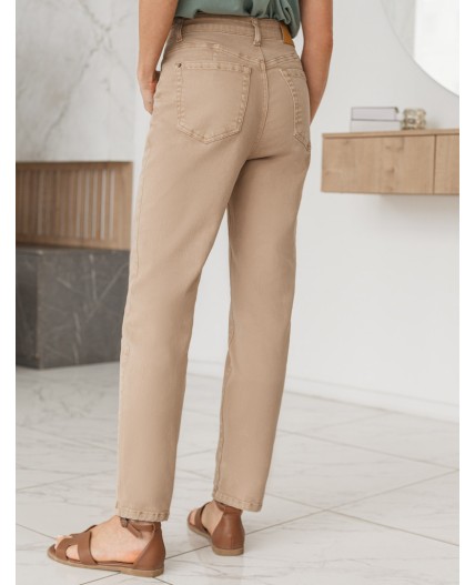 Джинсы женские бежевый