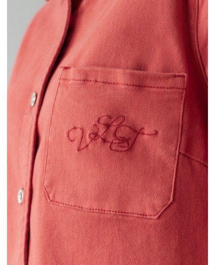 Жакет женский темно-коралловый