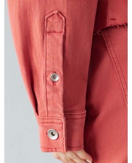 Жакет женский темно-коралловый