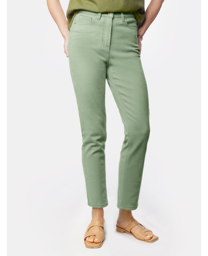 Джинсы женские светло-оливковый