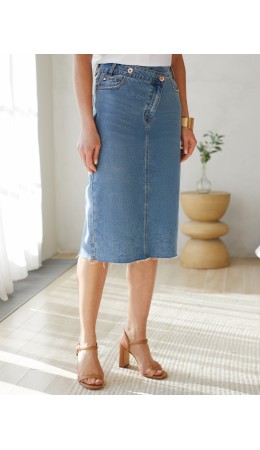 Юбка женская синий