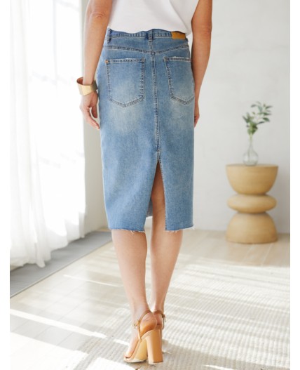 Юбка женская синий