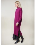 Платье вязаное женское пурпурный