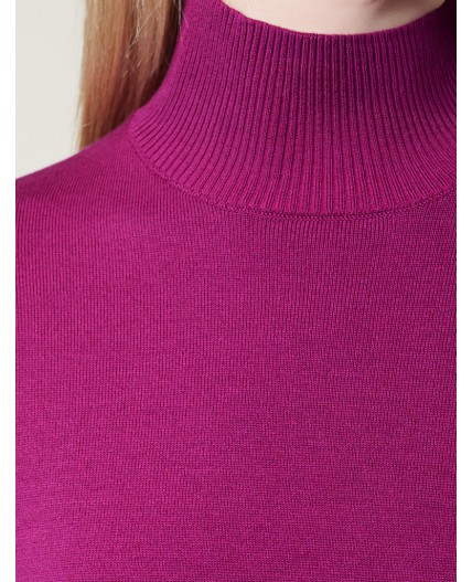 Платье вязаное женское пурпурный