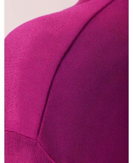 Платье вязаное женское пурпурный