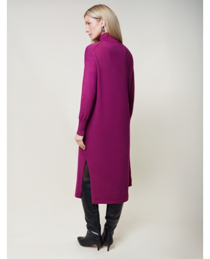 Платье вязаное женское пурпурный