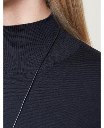 Платье вязаное женское черный