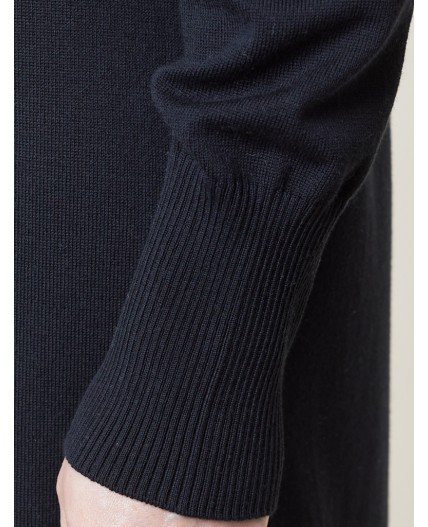 Платье вязаное женское черный