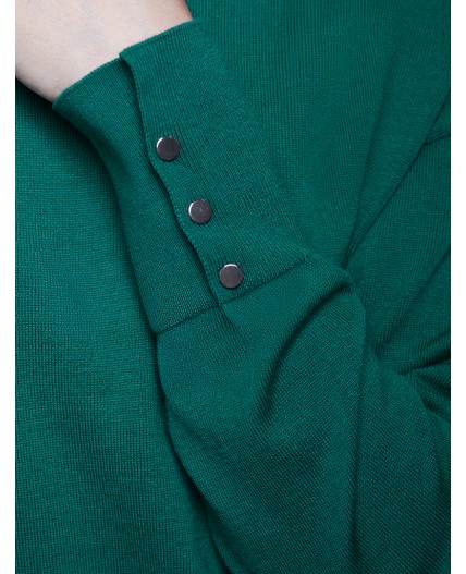 Платье вязаное женское зеленый