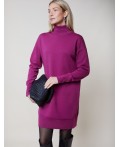 Платье вязаное женское пурпурный