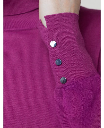 Платье вязаное женское пурпурный