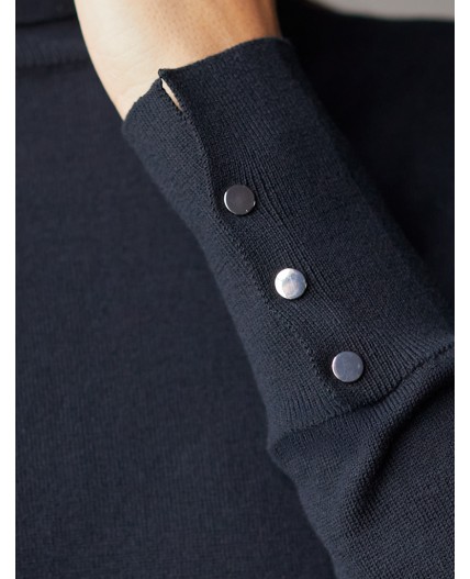 Платье вязаное женское черный