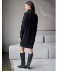 Платье вязаное женское черный