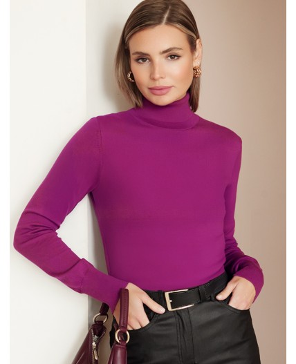 Свитер женский пурпурный