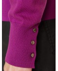 Свитер женский пурпурный