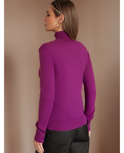 Свитер женский пурпурный