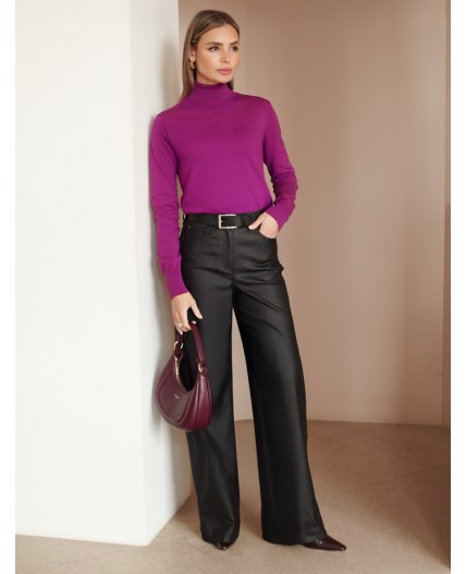 Свитер женский пурпурный